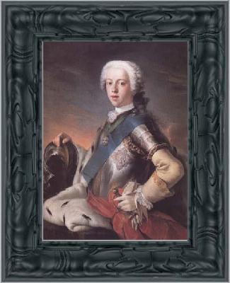 framed  Blanchet, Louis-Gabriel Prince Charles Edward Stuart (mk25), Ta3118-1